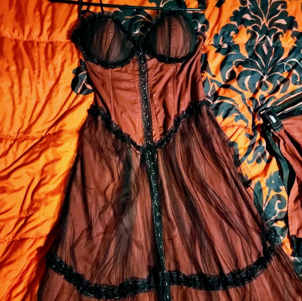 *FINAL CHANCE, LOWEST PRICE* Lip service gothic gown - Picture 2 of 5